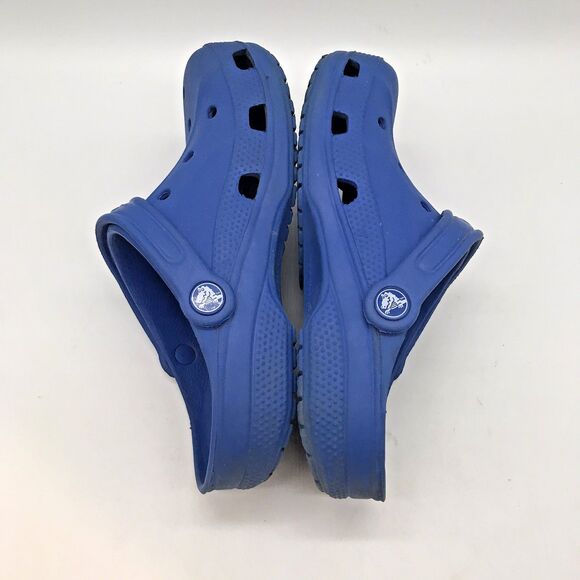 Crocs Classic Clogs Unisex Childs J 3 Blue Slip On Strap Waterproof Sandal 15908 - Picture 7 of 11